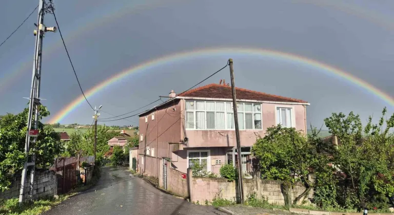 İstanbul’da gökkuşağı sürprizi