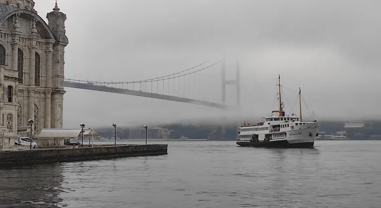 İstanbul’da sabah saatlerinde sis etkili oldu