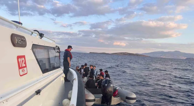 İzmir’de 15 düzensiz göçmen yakalandı