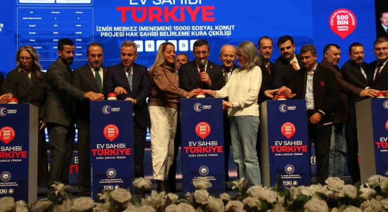 İzmir’de 21 bin konutun kurası çekildi