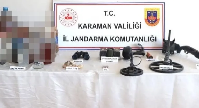 Karaman'da Jandarma’dan yeni yıl öncesi kaçak alkol operasyonu
