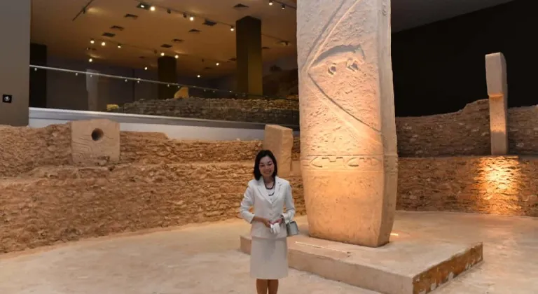 Japon Altes Prensesi Akiko Mikasa Şanlıurfa Arkeoloji Müzesi’ni gezdi