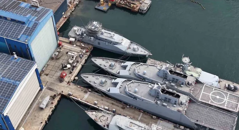 Katar için üretilen hücumbotları suya indirildi