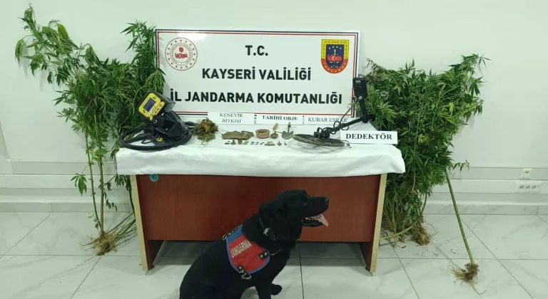 Kayseri’de 21 adet tarihi eser ele geçirildi