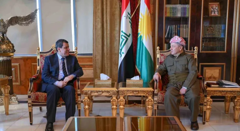 KDP Başkanı Barzani, SDG elebaşı Mazlum Abdi ile görüştü