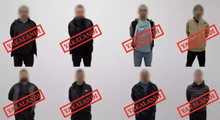 Kırmızı bültenle aranan 3 suçlu ve ulusal seviyede aranan 5 suçlu Türkiye’ye getirildi