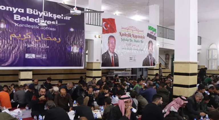 Konya Büyükşehir, Suriye’de iftar sofraları kuruyor