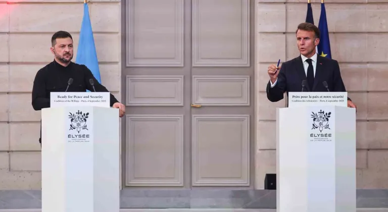 Macron: "26 ülke Ukrayna’ya asker göndermek için resmen taahhütte bulundu"