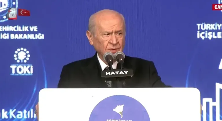 Bahçeli: "Günümüzün Süleyman’ı Recep Tayyip Erdoğan, günümüzün Sinan’ı Murat Kurum’dur"