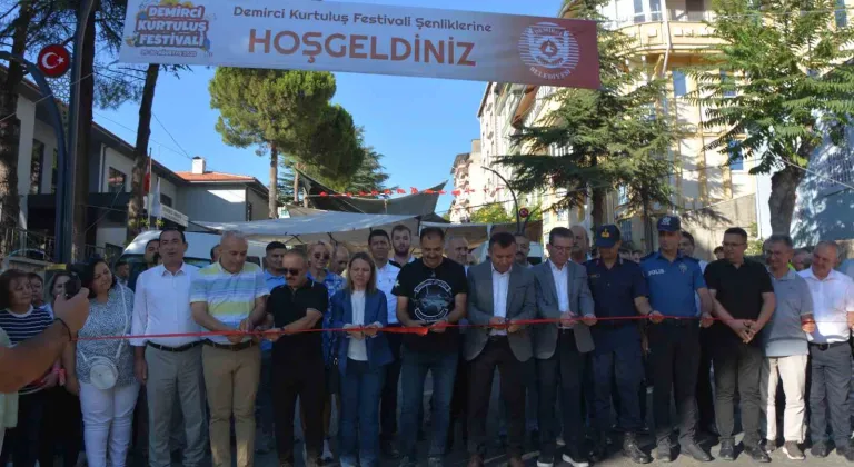 Manisa'nın Demirci ilçesinde ’Kurtuluş Festivali’ başladı