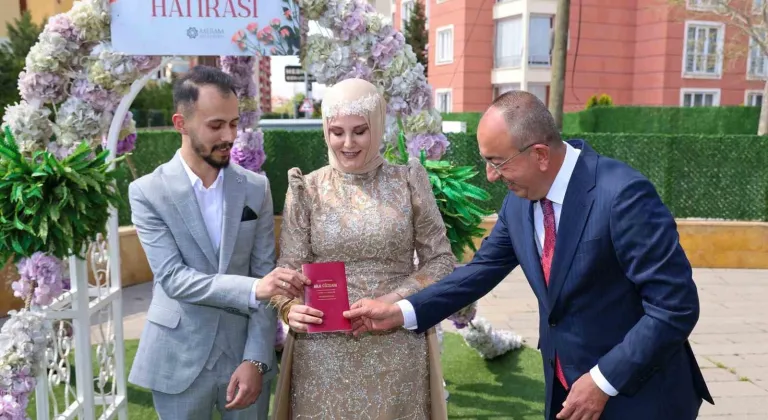 Nikah salonlarında "05.05.2025" yoğunluğu yaşandı