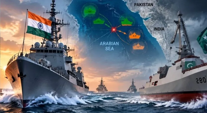 Pakistan ve Hindistan savaş gemileri Umman Denizi’nde çarpıştı