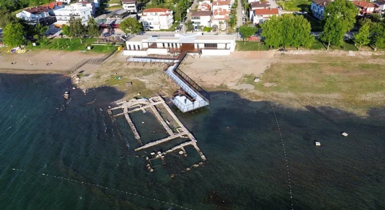 Papa 14. Leo’nun ziyaret etmesi beklenen İznik’teki tarihi Bazilika havadan görüntülendi