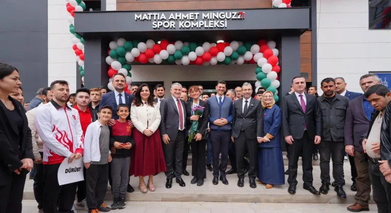 Pendik’te "Mattia Ahmet Minguzzi Spor Kompleksi" açıldı