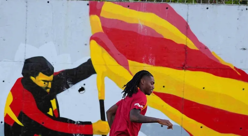 Rafael Leao, Galatasaray’da ilk antrenmanına çıktı