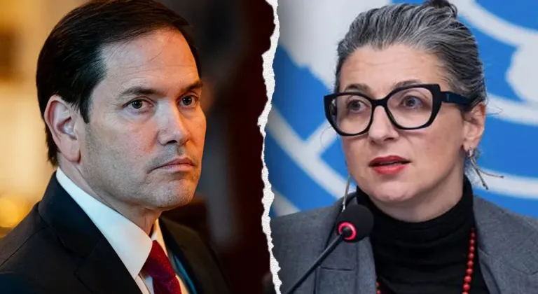 Rubio: "Albenese’nin ABD ve İsrail’e yönelik politik ve ekonomik savaşına artık tolerans gösterilmeyecek"