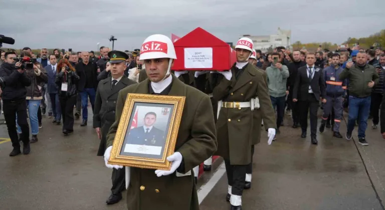 Şehit Altıok’un cenazesi Samsun’a getirildi