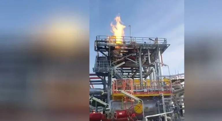 Silivri’de BOTAŞ tesislerinde çıkan yangın kontrol altına alındı