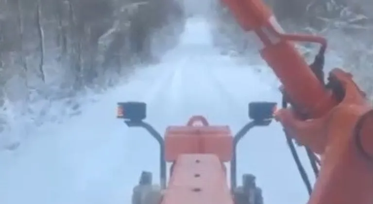 Sinop’ta kar nedeniyle 34 köy yolu ulaşıma kapandı