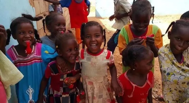 Sudanlı çocuklardan Türkiye’ye teşekkür