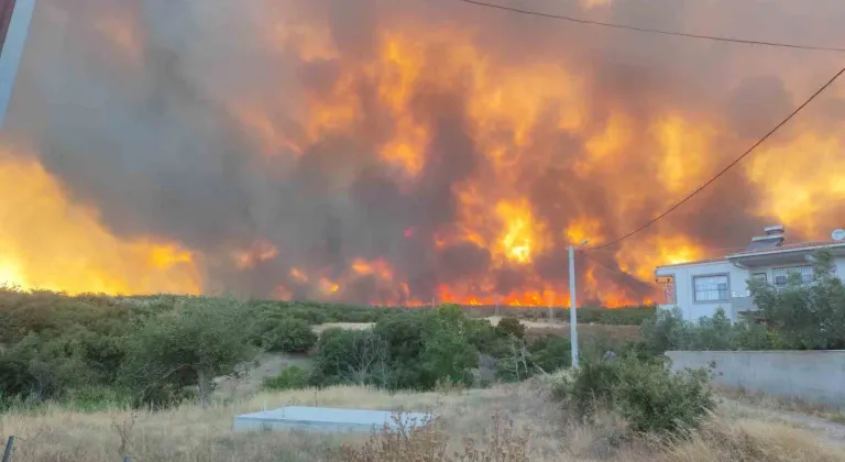 Tekirdağ’daki orman yangınına 21 hava aracı müdahale edecek