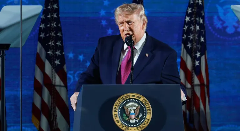 Trump: "ABD, 250 yıldır tüm uluslar için umut ve ihtişamın simgesi olmuştur"