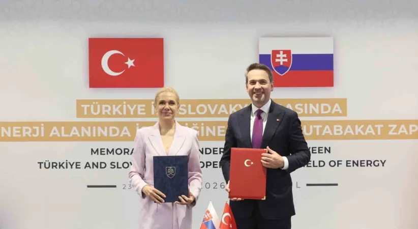 Türkiye ile Slovakya arasında ‘Enerji Alanında İşbirliğine İlişkin Mutabakat Zaptı’ imzalandı