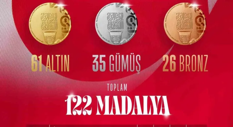 Türkiye, İslami Dayanışma Oyunları’nda madalya sayısını 122’ye yükseltti