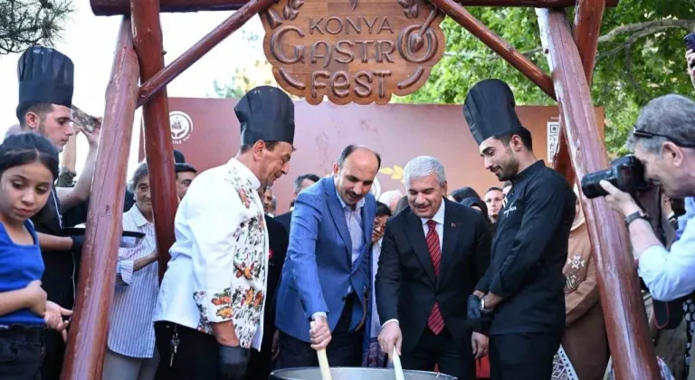 Türkiye’nin en büyük Gastronomi Festivali Konya’da başladı