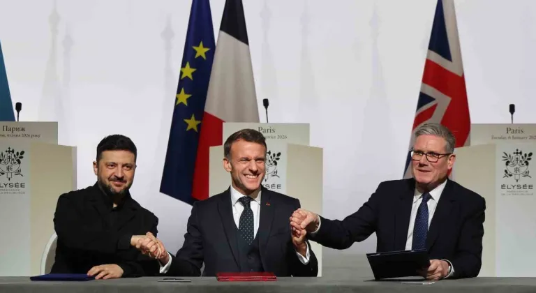 Ukrayna, İngiltere ve Fransa, Ukrayna’ya çok uluslu güç göndermeye yönelik niyet beyanı imzaladı