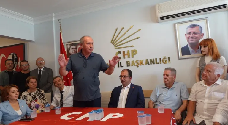 Muharrem İnce Yalova İl Teşkilatı’nı ziyaret etti