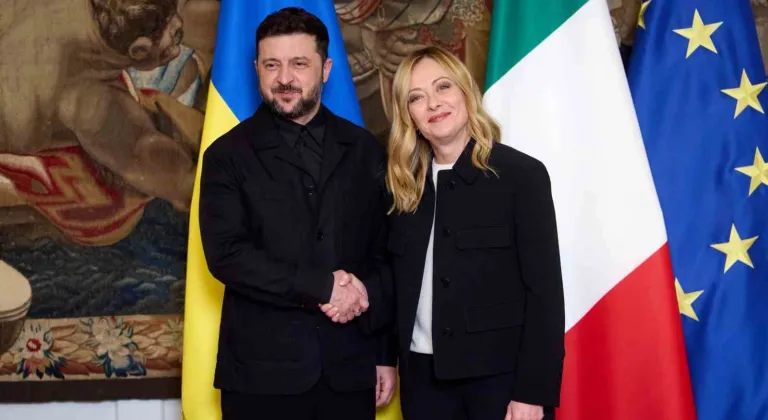 Zelenskiy, İtalya Başbakanı Meloni ile bir araya geldi